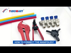 Dimensione personalizzata 2-6way ottone Pex Plumber Manifold per Tubomart