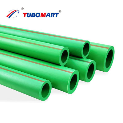 20 mm - 110 mm Tubo PPR verde Tubo idraulico in polipropilene di plastica