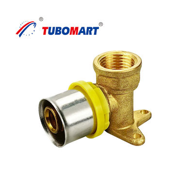 Fittings di compressione per tubi Pex in ottone 16 mm - 32 mm