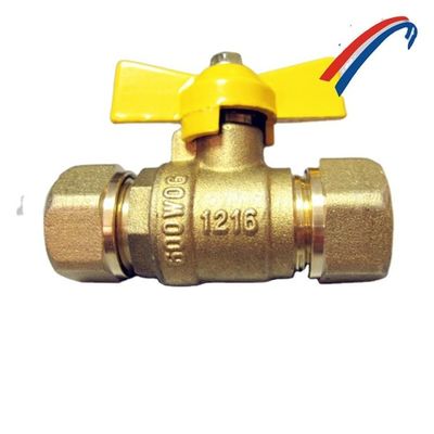 ODM Valvola di gas in ottone ad alte prestazioni Commerciale 1/2 in Valvola a sfera di gas
