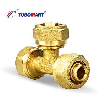 Fittings di compressione a Pex ODM Fittings di compressione a polietilene a legame croce