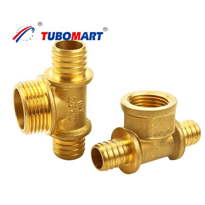 Adaptatore in ottone Pex Sliding Fitting 1/2 Inch Lead Free Pex Tube Fitting