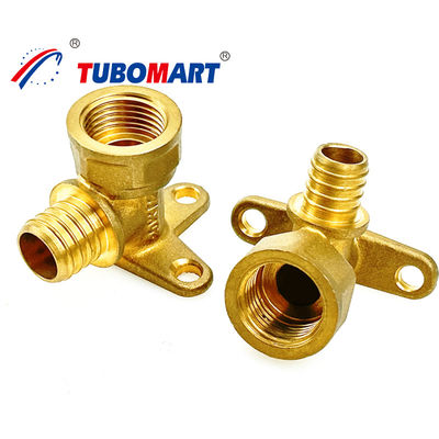 Fittings scorrevoli Pex rivestiti di nichel 1/2 pollice BSP / NPT Dimensione Pressione massima 200 Psi