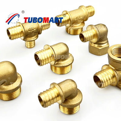 1/2 pollice di ottone Pex Sliding Fitting resistente alla corrosione per idraulici