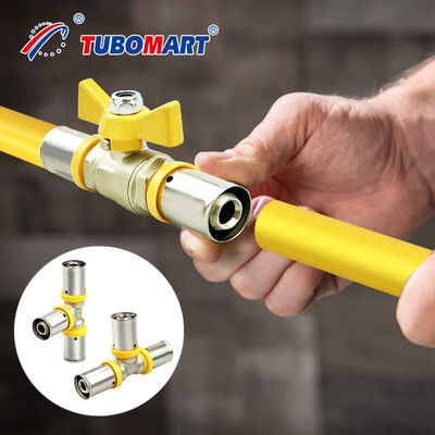 Pex Al Pex Press Fittings 3/4 Inch Con Compatibilità Professionale PEX Tubing