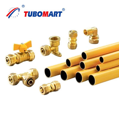 Tubo a gas Pex Al Pex di costruzione composita resistenza alla corrosione personalizzata
