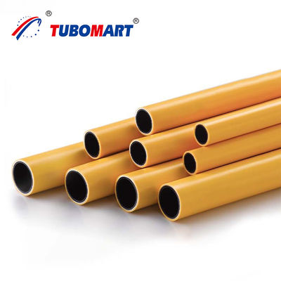 OEM Lpg Gas Pipe 16-32MM Pex Al Gas Pipe di alluminio giallo Per gas Lpg