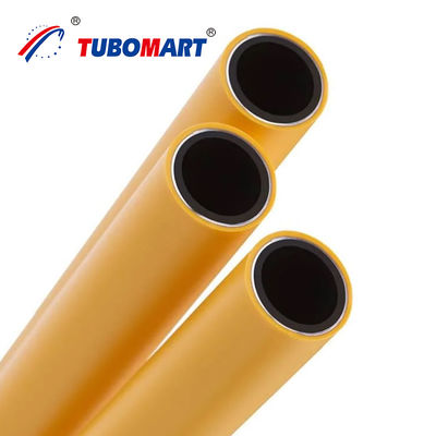 Tubo a gas PE-AL-PE giallo Tubo a gas Pex Al Pex Composito