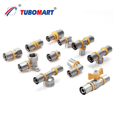 OEM Fabbrica vendita diretta 16-32MM PEX Fitting uguale 90 gradi gomito PEX Press Fitting per il gas
