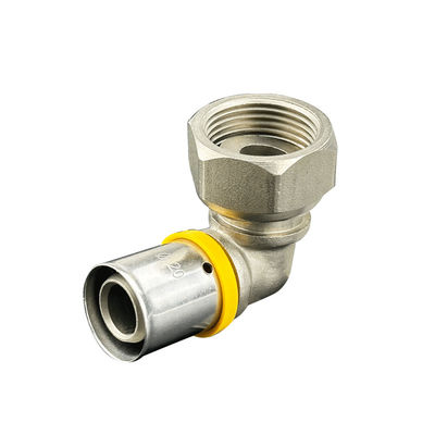 CW602N Fittings per presse in ottone all'ingrosso Tubo a gas a più strati composito Pex Pipe Fittings Compressione in ottone