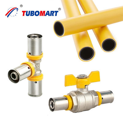 Fittings di stampa per tubi in ottone GAS PEX AL PEX Per personalizzazione OEM OEM certificato ISO