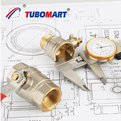 OEM Npt 1/2 pollice Cw617n Valvola a sfera di ottone per cucine Sistema di tubi a gas con Pex Al Pex 16