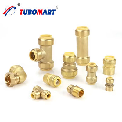 C46500 Fittings di inserimento di tubi di rame per gas e sistemi di idratazione certificati ISO