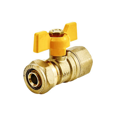 1/2' DN 20 Valvola a sfera GAS Valvola a sfera in ottone 16 mm PE-AL-PE PEX AL PEX Valvola a sfera a gas