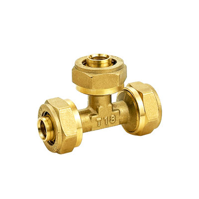 OEM ottone compressione gomito maschio collegare accessori Pex-al-pex per tubi di acqua calda e fredda multilayer