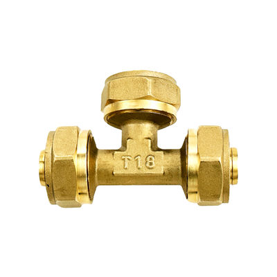 Fittings di compressione Pex Tee con diverse dimensioni e forme ISO17484-1 2006 8 AS4176.8-2010