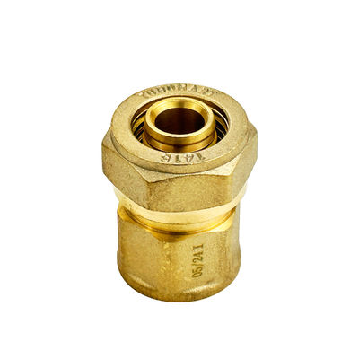 Fittings di compressione a legame croce di polietilene con certificazione ISO