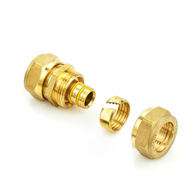 Fittings Pex in ottone con più opzioni di superficie
