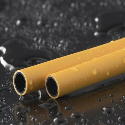 50 anni di garanzia Pex Al Pex tubo di gas per gas ISO17484/AS4176/NSF14 certificato personalizzato bianco / arancione / giallo