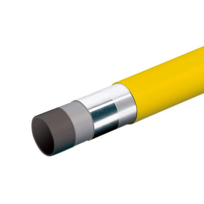 OEM ODM Giallo 16-32mm Pipa di riscaldamento a pavimento multilivello Al PEX Pipa di gas PEX composita