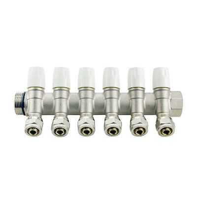 2-6 Modi Manifold in ottone Pex per sistema di riscaldamento Sistema idrico ISO90001