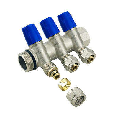 OEM parti di riscaldamento a pavimento ottone Pex Manifold di acqua per sistema di riscaldamento idrico efficiente