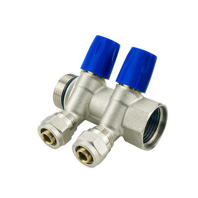 Colore personalizzato Manifold Pex In ottone Pex Manifold Collegatore In ottone Pianificazione Pex Manifold Sistema idrico