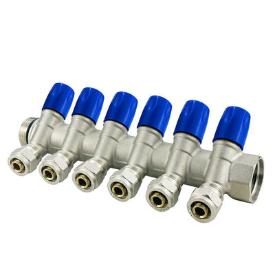 Dimensione personalizzata Calore Acqua Manifold Valvola Distribuzione Pex Manifold Collegare con tubo Pex