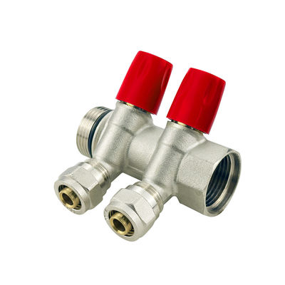 OEM Factory 2-6way Dimensioni personalizzate di ottone Pex Manifold per il riscaldamento a pavimento dell'acqua Parti media riscaldatore a pavimento