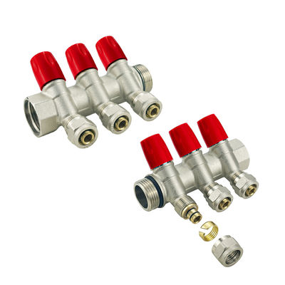 Valvole a sfera di ottone Pex Manifold 1/2 