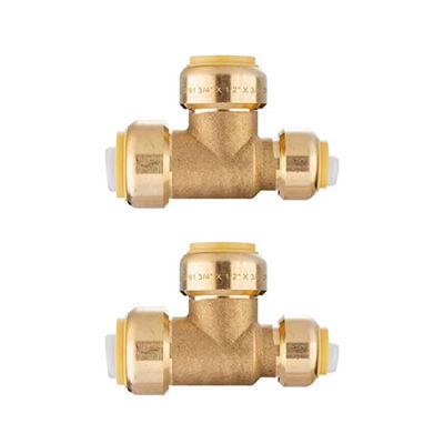 Fabbricazione di impianti idraulici Fabbricazione di impianti idraulici per l'accoppiamento di squame Union Elbow Quick Connection Fittings Fittings Pex senza piombo In ottone di rame Push Fit Fittings