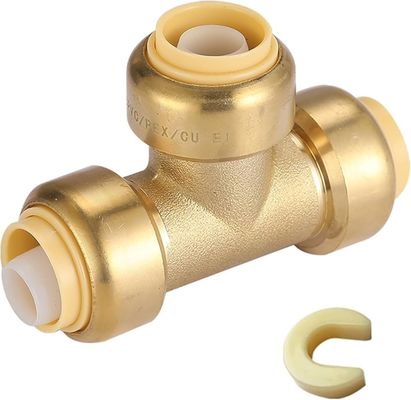 Tubomart oem ottone a piombo a push fit bieting boccone da 1/2 pollice 3/4 pollici