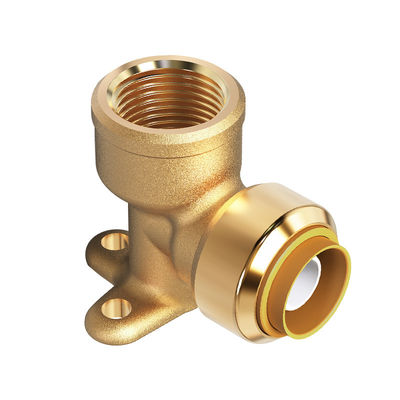 Fittings rimovibili Pex Push Fittings Sanitari Fittings di taglio a rilascio rapido Fittings di ottone connessione di accoppiamento uguale Pushfit Fitting per tubi d'acqua Pex