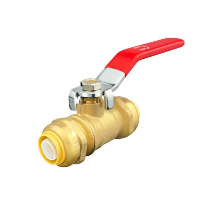 Fittings a spinta di ottone connessione retta tubo a spinta Pex rame libero da piombo ottone a spinta