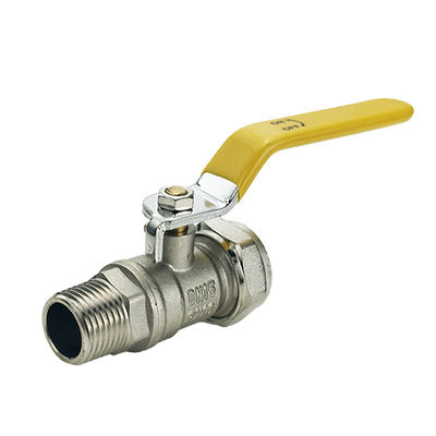 Tubomart OEM 1/4 Valvola a sfera in ottone manuale supporto personalizzabile per sistema di gas