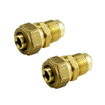 Fittings per la compressione Pex certificati ISO17484-1/AS4176.8 per tubi Pex Al Pex 18*1/2