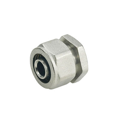 Fittings di compressione Pex in ottone colorato o nichellato per Pex Al Pex ISO17484-1/AS4176.8 Certificato NPT/BSP Tipo di filo