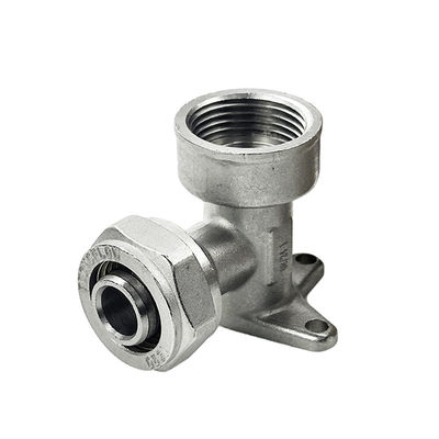 Tubomart OEM Wholesale 16mm 20mm Pex Pipe Copper Fit Compression Brass Fittings per impianti idraulici