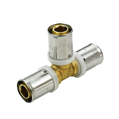 Fittings per tubi a più strati Maschio femmina gomito uguale Tee Fittings in ottone a stampa dritta