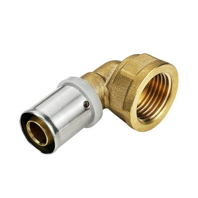 Tubomart Ingrosso Fittings per presse multilivello 16-32mm Fittings gialli PEX Fittings gas Fittings per presse PEX per sistemi a gas PE