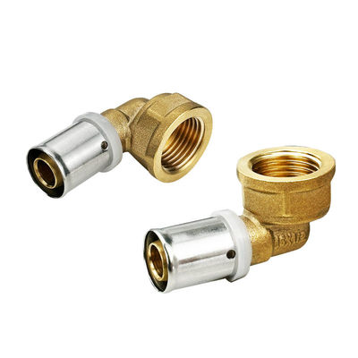 Fittings di stampa OEM in ottone Crimp Fitting Crimping di DR e 58-3 in ottone con buona qualità per acqua a gas