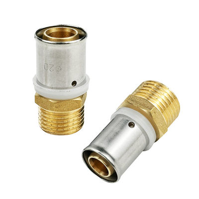 Fittings per tubi di saldatura a nastri di ottone PEX Fittings per tubi di saldatura a nastri di ottone TH Tipo 20mm 32mm 40mm Fittings per fusioni a stampa