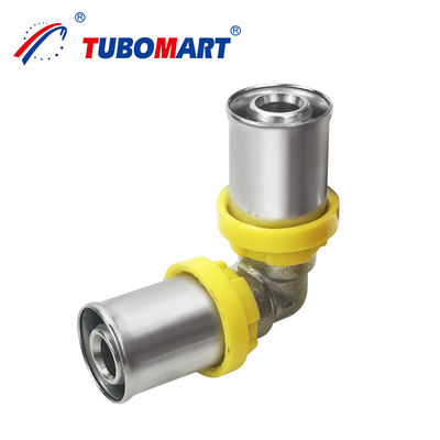 Fittings di stampa in ottone di buona qualità di tipo TH certificati ISO9001 Fittings di stampa Pex Al Pex per sistemi a gas