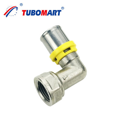 Tubomart Sistema idraulico con Pex Al Pex Press TH Tipo di accessori di ottone naturale colore HPB58-3A Materiale del corpo per il gas