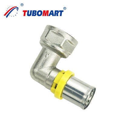 Pressature per tubi in ottone di tipo TH personalizzate Fitture unioni rette uguali Tee ridotto gomito Pipe Press PEX Fittings di tubi Certificati ISO CE