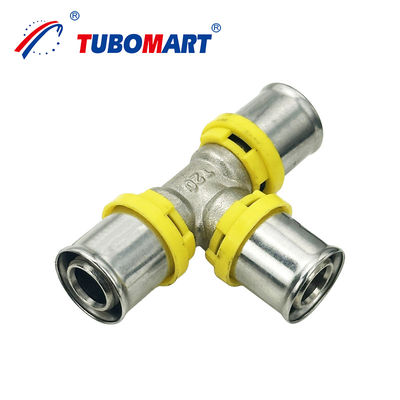 Fittings per tubi di saldatura a nastri di ottone per idraulici di tipo TH 20 mm 32 mm 40 mm Fittings per fusioni a pressione