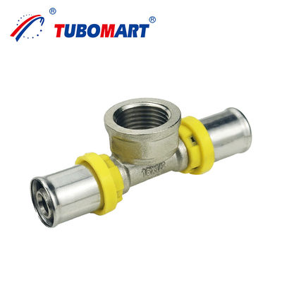 Vendita a caldo TH+U Presse Fittings Acciaio inossidabile 304 Maschio Fitting di accoppiamento per sistema di tubi di gas d'acqua