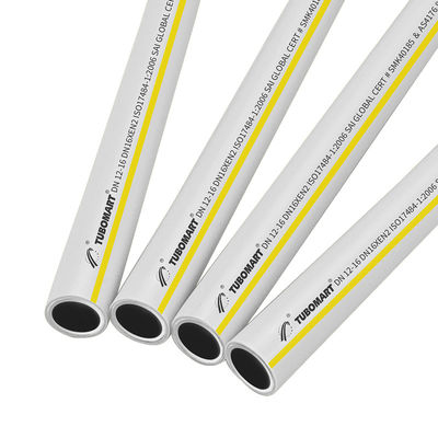 TUBOMART OEM Tubo PEX-AL-PEX per Gas ISO17484 Tubo Multistrato PAP per Sistema GAS di Riscaldamento 16-32mm