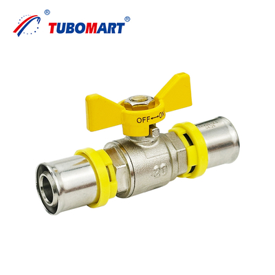 Facile installazione 12mm 16mm 25mm 32mm Sistema di gas AS4174 Fornitura d'acqua Tubo in ottone Fitting TH Tipo Gas Press Fitting