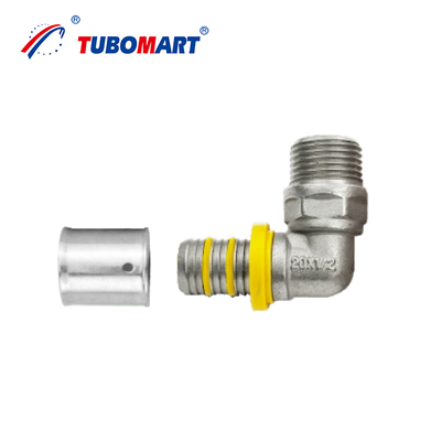 Certificato di qualità connesso a Pex Al Pex Pipe Press Brass Fitting per sistema di gas idrico